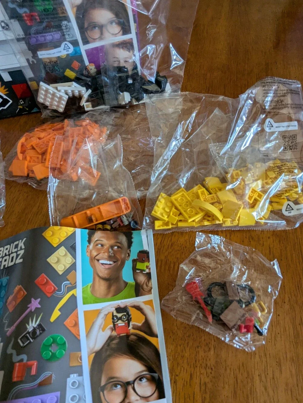 LEGO BrickHeadz 41597 Go Brick Me Customization Set - Partially Open/Incomplete